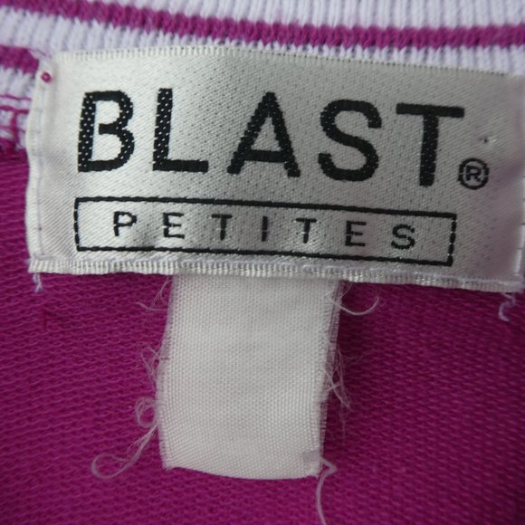 Vintage 70s Mixed Media Sweatshirt Sweater Quarter Zip Butterflies Mock Neck M - Picture 7 of 8